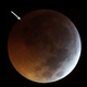 A meteorite struck the Moon during Monday’s lunar eclipse, causing a brief, bright flash on the surface.